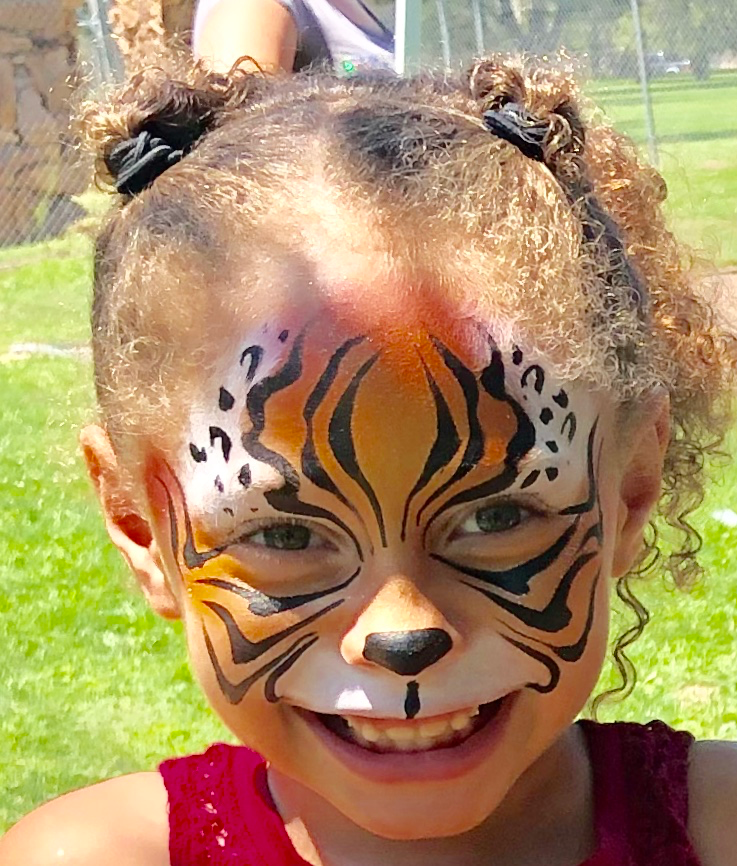 Face Painting Tiger Design