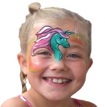 Face Painting: Rainbow Unicorn