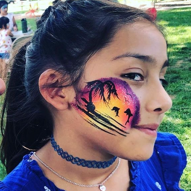 Face Painting Sunset