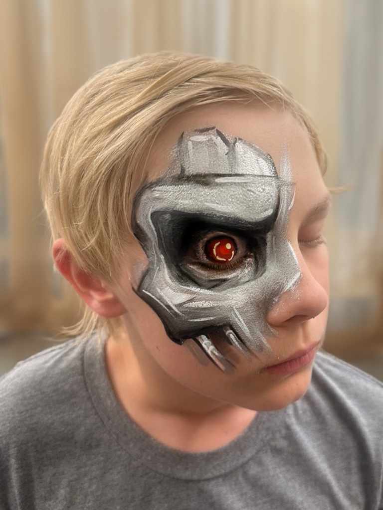 Face Painting Dog Design